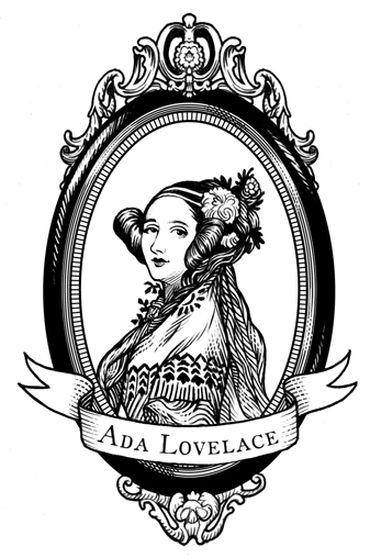 A drawing of Ada Lovelace