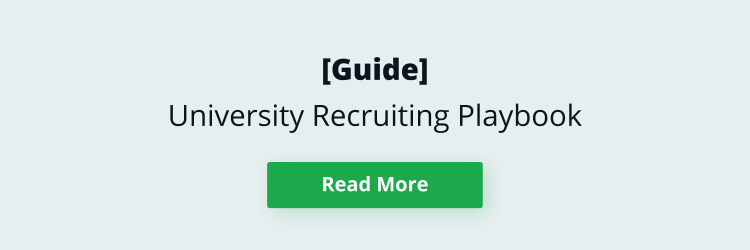 Banner reading "[Guide] University Recruiting Playbook"