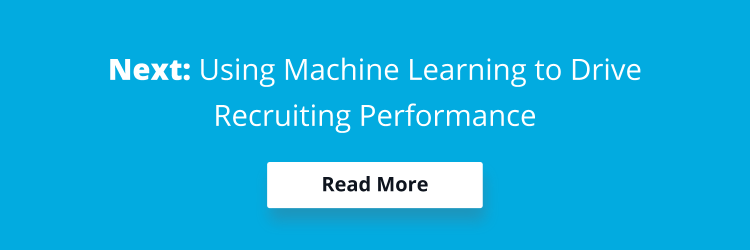 Banner reading "Using Machine Learning to Drive Recruiting Performance"