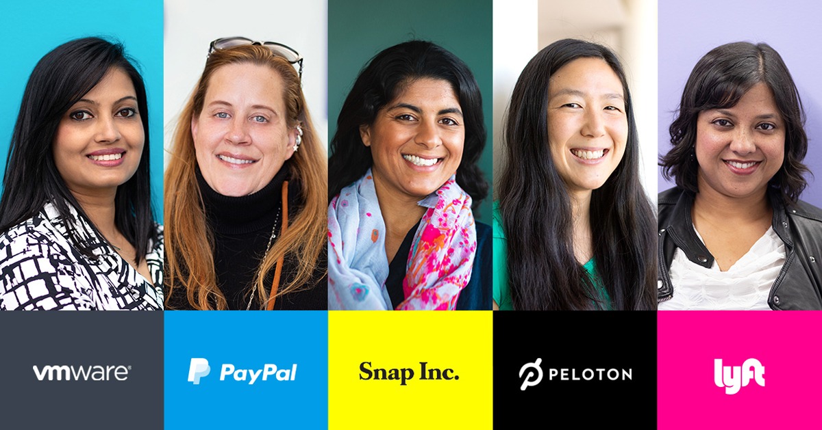 Moms who code series includes Snap Inc's Sonali Son, Peloton's Helen Park-Wheat, PayPal's Beth Cannon, VMWare's Prafulla Arvind, and Lyft's Rupsha Chaudhuri