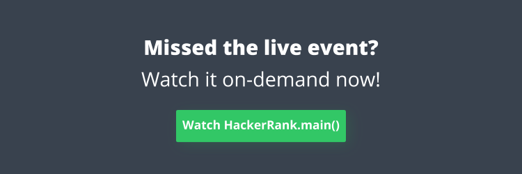 HackerRank Main On-Demand Blog Banner CTA