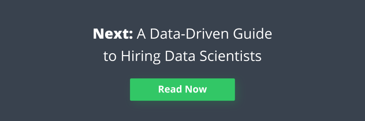 Banner reading "A Data-Driven Guide to Hiring Data Scientists"